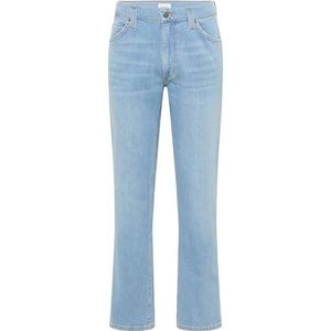 Regular Fit Jeans - Licht Elastisch Katoen - 5-Pocket-Stijl - Gebruikte Wassing