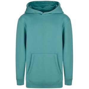 Mukua Sidney Kids Sweatshirt met capuchon voor kinderen, Blauwgroen, 5-6 años
