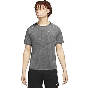 Nike Dfadv Techknit Ultra T-shirt, zwart/ijzergrijs/reflecterend zilver, L heren