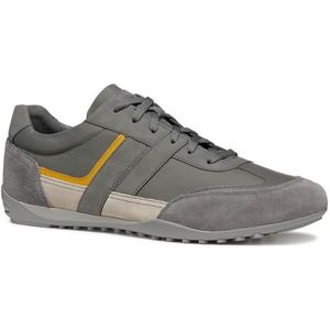 Geox - Wells - Sneakers - Zwart - Leer