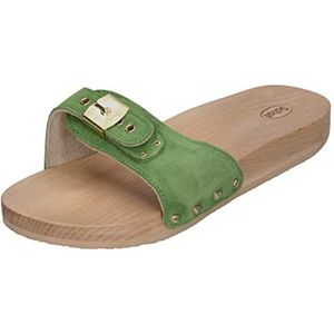 Scholl Pescura Flat Damessandalen, Groen, 36 EU