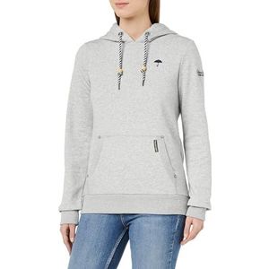 acalmar Dames Hoodie 34619055-AC01, lichtgrijs melange, S, lichtgrijs, gemêleerd, S