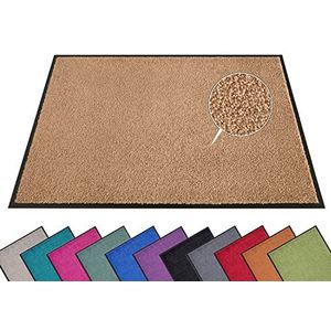 Hanse Home Deurmat (S-XXL) 40 x 60 cm, 12 kleuren, deurmat, outdoor, vuilvangmat, deurmat, wasbaar en weerbestendig, antislip, voor entree en buiten, karamel