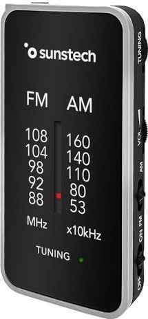 Sunstech RPC6 - Draagbare Zakradio - Zilverkleurig - Analoog - Multiband