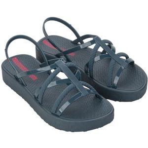 Ipanema Diversa Flatform Ad Sandalen voor dames, Blauw Blauw Roze, 35/36 EU