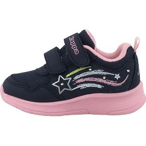 Supremo - Kappa 95k0343002 sneakers voor meisjes, Navy Rose, 21 EU
