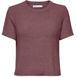 ONLY Dames Onlsunny S/S Pullover KNT Noos, rosébruin., 3XL