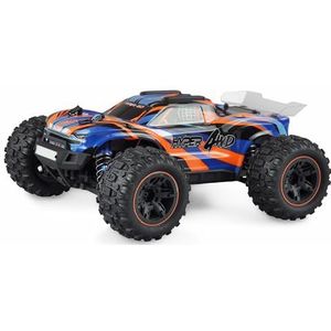 Amewi Hyper GO Truggy Brushed 40km/h 4WD 1:16 RTR blauw/oranje RC afstandsbediening