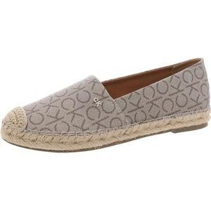 Calvin Klein Populaire ballerina's voor dames, Taupe Logo, 39.5 EU