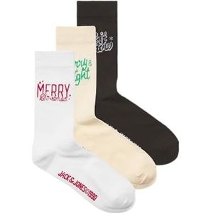 JACK & JONES Jacmerry tennissokken, 3 stuks, Botercrème., One size