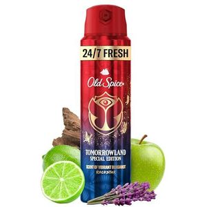 Old Spice Tomorrowland Special Edition Deospray, 150 ml, 24/7 fris bij dagelijks gebruik, langdurige geur in parfumkwaliteit, beschermt tegen geuren, zonder aluminiumzouten