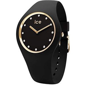 Ice-Watch - ICE cosmos Black Gold - Zwart dameshorloge met siliconen armband - 016295 (Maat M)