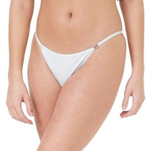 Calvin Klein Vrouwen String Cheeky Bikini Swim, Pvh Classic Wit, L