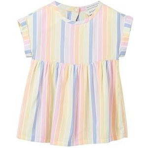 TOM TAILOR meisjes blouse, 35360 - Multicolor Stripe, 104/110 cm