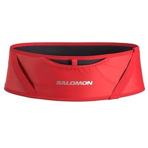 Salomon Pulse Uniseks riem, nauwsluitende pasvorm, trailrunning, wandelen, fietsen, slimme opslag en veelzijdigheid buiten, rood, XS