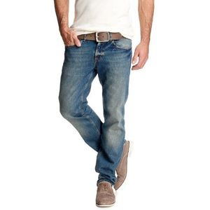 ESPRIT Heren Jeans Normale tailleband D3724, blauw (Regular Vintage Wash 958), 31W x 34L