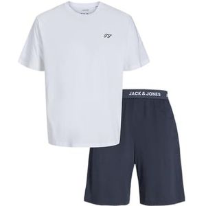 JACK & JONES Jacomaha T-shirt en shorts voor heren, W Jnr, wit, 128