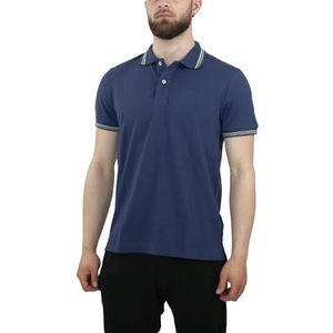 Geox Heren M Polo Shirt, Light Blue, XXL, lichtblauw, XXL