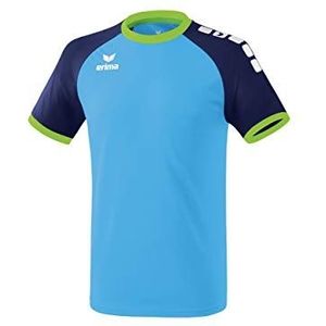 Erima uniseks-kind Zenari 3.0 shirt (6131904), curaçao/new navy/green gecko, 140