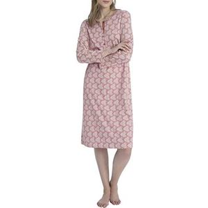 CALIDA Dames Nadia eendelige pyjama, meerkleurig (Dusty Cedar Red 205), 48/50