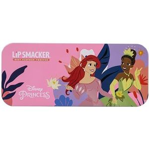 Lip Smacker Disney Princess Nagellak Tin Set, Set Regalo Nagellak voor Kinderen met Stickers Geïnspireerd door Disney Prinsessen Inclusief