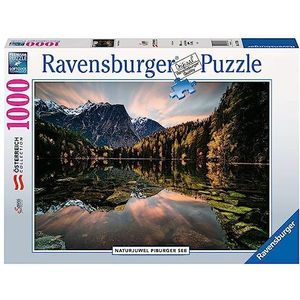 Ravensburger Puzzle 17326 - Naturjuwel Piburger See - 1000 Teile Puzzle für Erwachsene und Kinder ab 14 Jahren