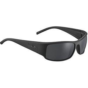 Bollé Uniseks - King zonnebril voor volwassenen, zwart mat, L