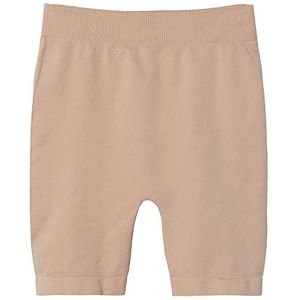NAME IT Girl's Nkfhope Seamless Noos Shorts, naturel, 4/6 jaar
