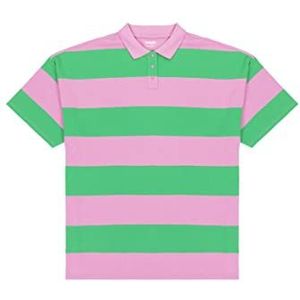 Wrangler Dames Polo Tee Casual Dress, Bright Green, XX-Large, bright green, XXL