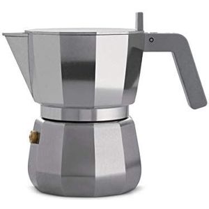 Alessi Espresso-koffiezetapparaat, aluminium, 3 kopjes