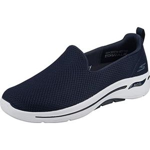 Skechers Go Walk Arch Fit Grateful voor dames, marine/Wit, 36 EU