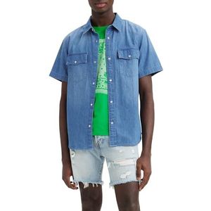 Levi's Ss Relaxed Fit Western Shirt Mannen, Tombstone Stonewash, S