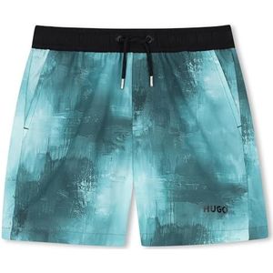 HUGO G00431 Zwemluier voor jongens, Blauw, 14 Jaren
