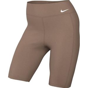 Nike Dames Shorts W Nk Df One Mr 7In Lpp Short, Desert Dust/Barok Brown/White, DZ5312-283, XL