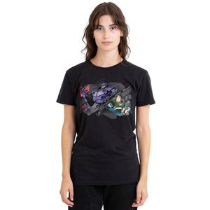 Lightyear Emperor Zurg en Buzz dames T-shirt, zwart, medium, Zwart, M