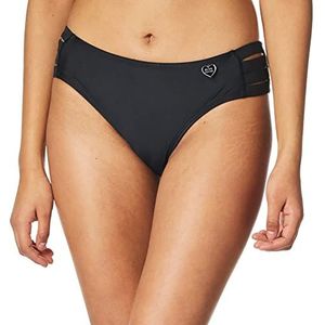 Body Glove Vrouwen Smoothies Nuevo Contempo Solid Full Coverage Bikini Bottom Badpak, Zwart, S