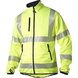 Top Swede 7721-10-09 model 7721 Hi Vis Softshell jas, geel, maat XXXL