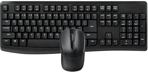 Rapoo X1800Pro toetsenbord Inclusief muis RF Draadloos QWERTY Zwart