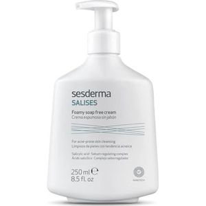 Sesderma | Salises Foaming Cream zonder Soap | Soap Free Skin Cleanser | Acne Prone Skin | Sebum Regulating | Salicylic Acid | Pore Cleansing | 250 ml