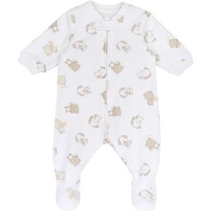 Chicco Romper voor baby en peuters, uniseks kinderen, Natuurlijk bedrukt, 0 Maanden
