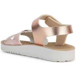 Geox J Costarei Gi Sandalen voor meisjes, roze goud, 32 EU