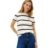 TOMMY HILFIGER Shirt  beige / zwart