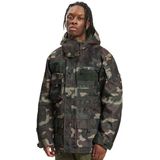 Brandit Tactical Performance Outdoor Jas, legerjas, vochtbescherming, outdoor, militaire jas, camouflage (dark camo), S