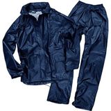 Mil-Tec - Regenpak - Donkerblauw - Licht Weerbestendig - Met Geïntegreerde Capuchon