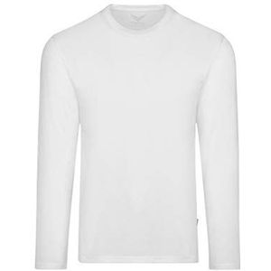 Trigema Jongens shirt met lange, wit (wit 001), 116 cm