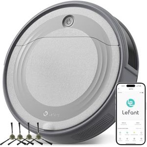Lefant Robotstofzuiger 4500Pa, 180 Min Looptijd, Stofzuiger Robot 6 Reinigingsstanden, Precies Obstakel Vermijden 4 cm, App/Alexa, Perfect Voor Huisdierhaar, Haar en Harde Vloeren, M310
