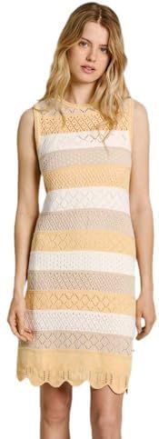 Pepe Jeans - PL953574 Ingrid - Veelkleurige Jurk - Mouwloos - Biologisch Katoen - Duurzaam