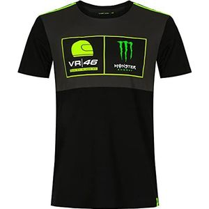 Vr46 Heren Academy Monster Energy T-shirt, Multi, XXL