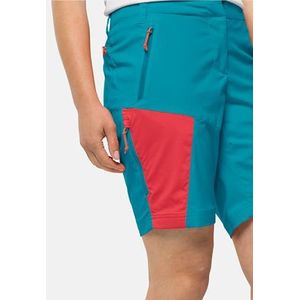Jack Wolfskin dames glastal shorts w Shorts Bermuda shorts, Tegel Blauw, 70