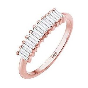 Elli Premium damesring 925 sterling zilver topaas 0612792517, 52 EU, Sterling zilver, Topaas